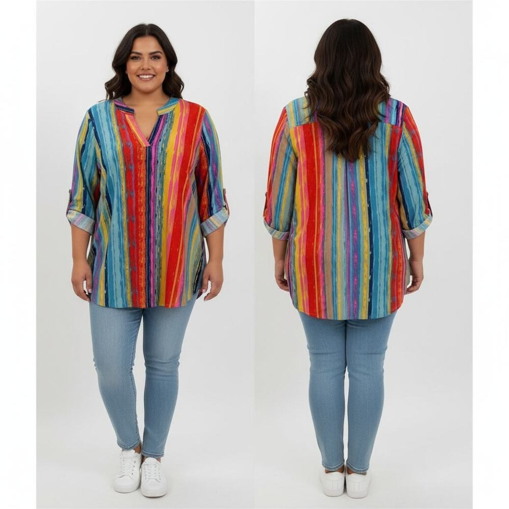 1287 - Dear Scarlett Lizzy Blouse - 2X - NWT